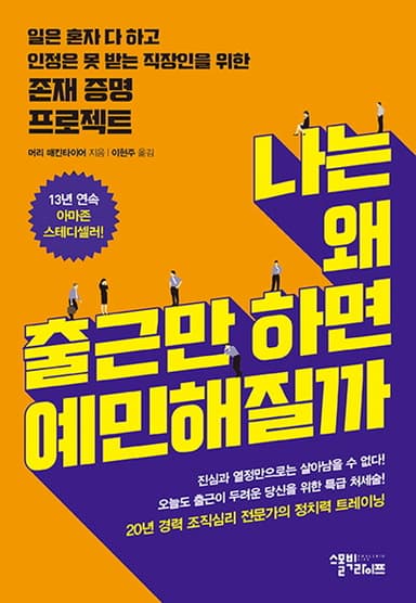 나는 왜 출근만 하면 예민해질까 : 일은 혼자 다 하고 인정은 못 받는 직장인을 위한 존재 증명 프로젝트