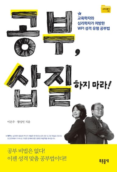 공부, 삽질하지 마라! : 교육학자와 심리학자가 처방한 WPI 성격 유형 공부법