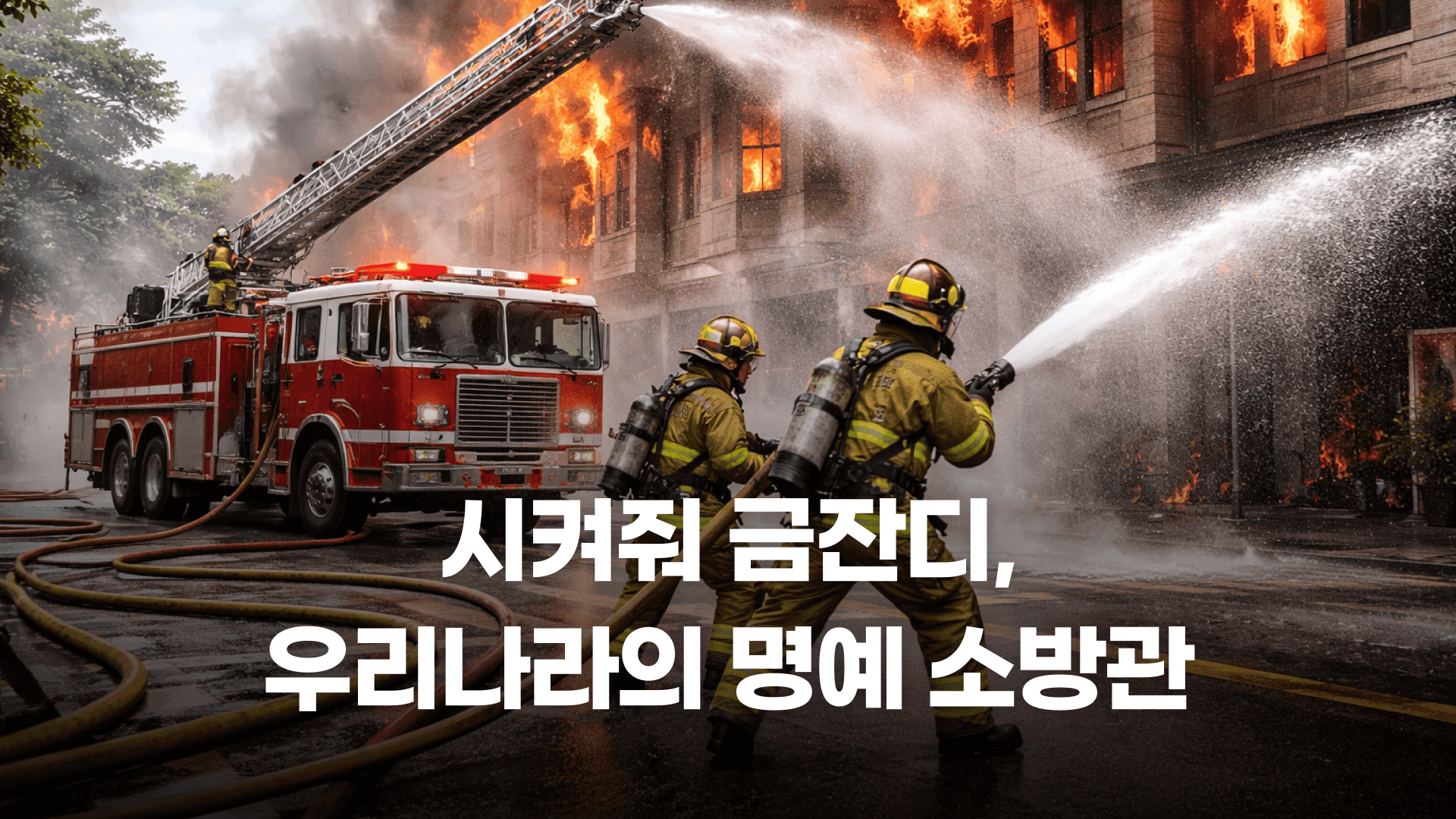 시켜줘 금잔디, 우리나라의 명예 소방관