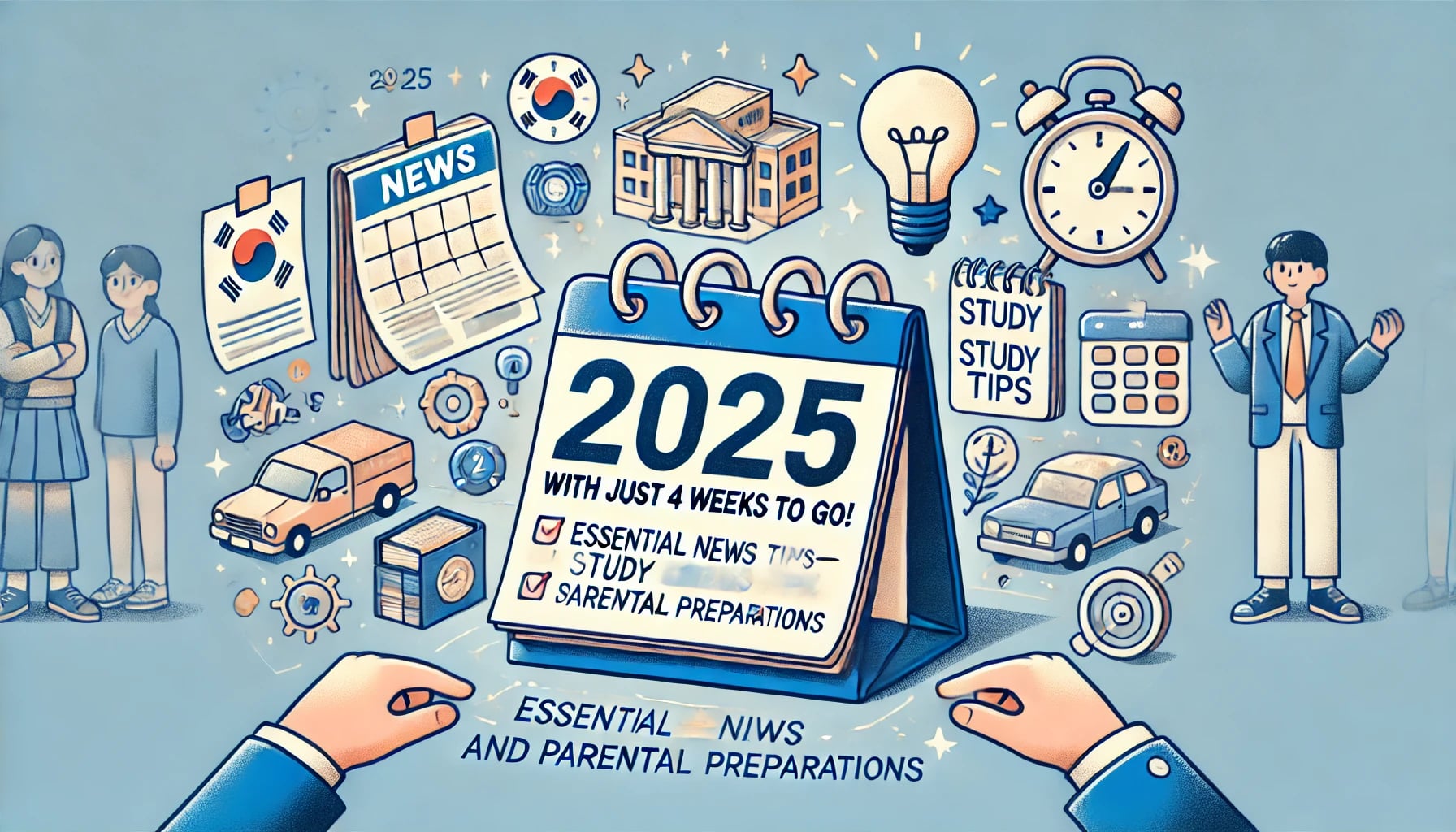 2025 수능 딱 4주 남았어요! 알아둬야 할 뉴스, 공부법, 학부모님 준비물