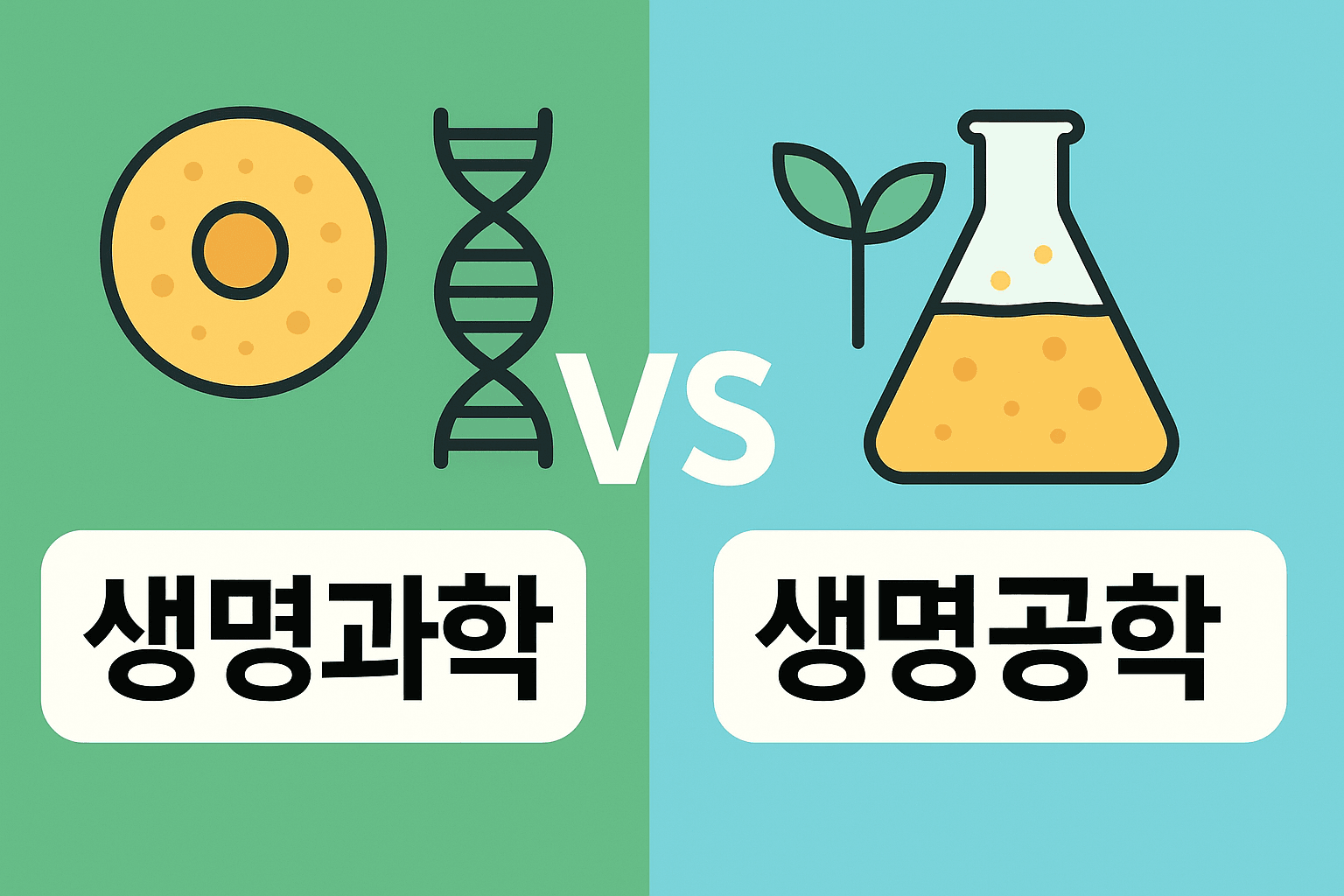 생명과학 vs 생명공학, 공통점과 차이점 비교